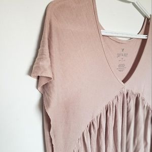 Pink Flowy Tshirt